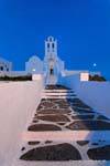 Sifnos Panagia Chryssopigi, ascenso lunar, Grecia.