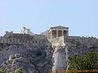 Las paredes del Partenón, Atenas, Grecia.