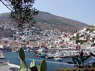 Το λιμάνι του νησιού Ύδρα, el puerto de Hydra, Grecia.