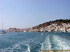 Salida de la isla de Poros, Grecia.