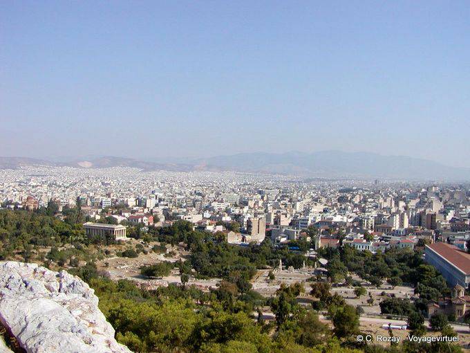 Panorama norte, Atenas - Grecia