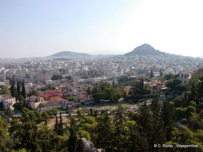 Panorama de la Acrópolis de Atenas - Grecia