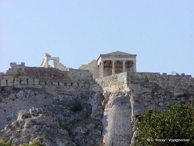 Las paredes del Partenón, Atenas - Grecia