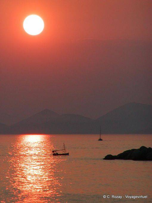 Puesta de sol, Hydra - Grecia