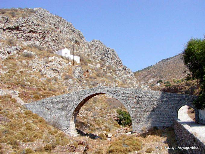 Puente antiguo burro, Hydra - Grecia