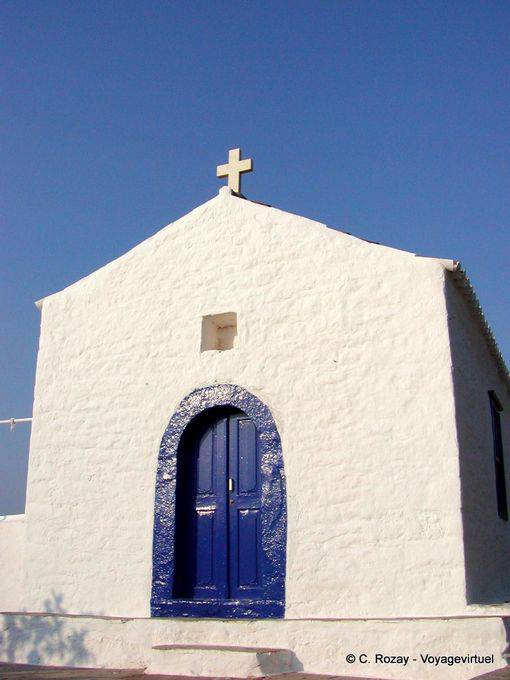 Capilla de Agios Haralambos Vlichos, otro punto de vista, Hydra - Grecia
