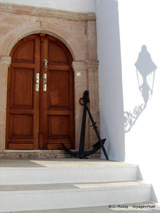 Ancla y puerta Hydra - Grecia