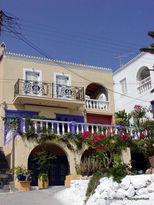 Balcón de colores, de Spetses - Grecia