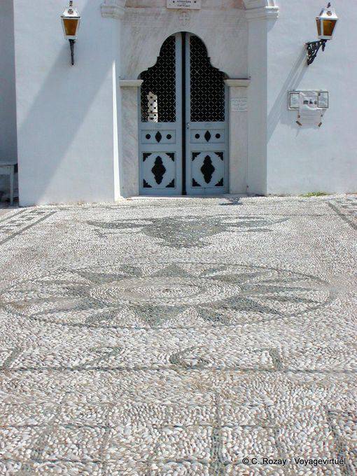 Entrada de la catedral de Agios Nikolaos, Spetses - Grecia