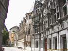 Calle Grenoble y palacio de justicia, Grenoble, Isere.