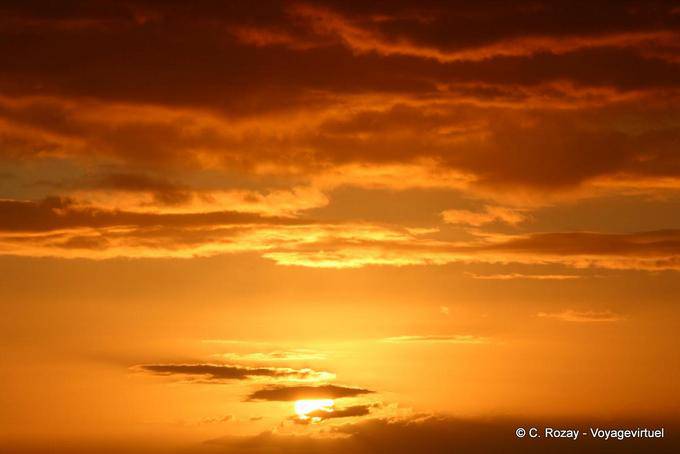 Nubes al atardecer, Basse-Terre - Guadalupe