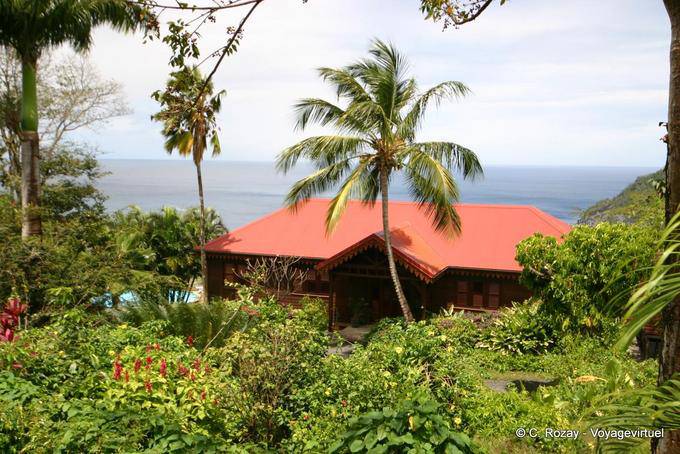 La antigua casa de Coluche, Deshaies - Guadalupe