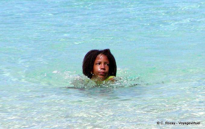 Agua Paraíso y rostro criollo, Port Louis - Guadalupe