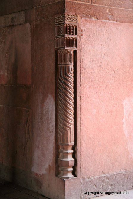 Agra Fort Rouge Jahangir Palace - India