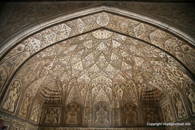 Agra Fort Rouge Khas Mahal - India