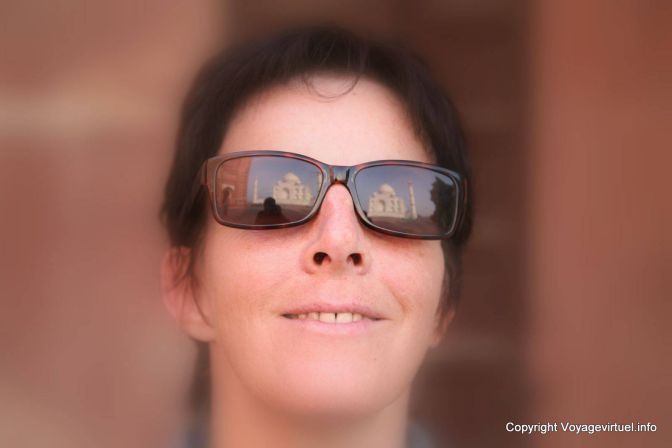 Agra Taj Mahal Don De Double Vue - India