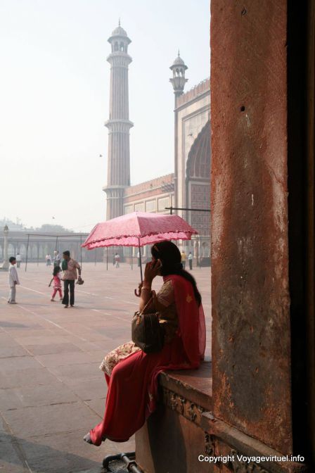 Delhi Jama Masjid Mosquee Rouge - India
