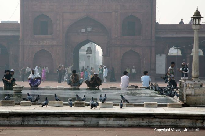 Delhi Jama Masjid Mosquee Rouge - India