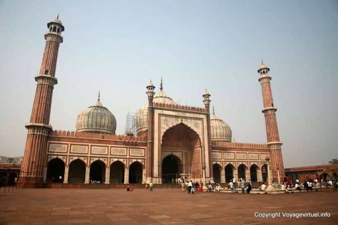 Delhi Jama Masjid Mosquee Rouge - India