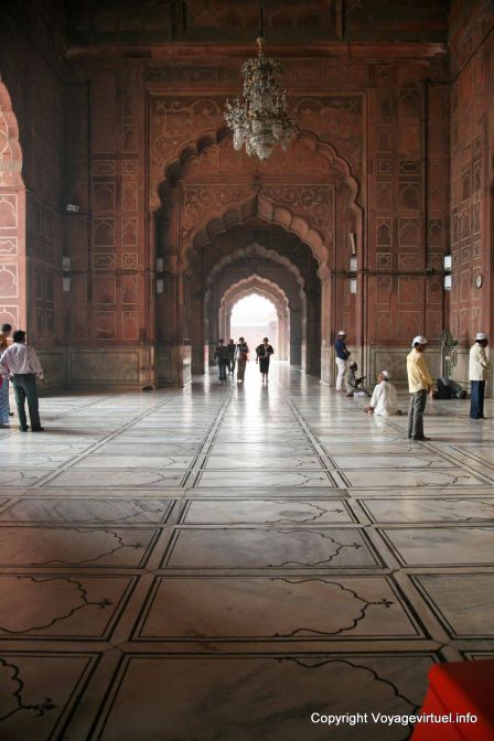 Delhi Jama Masjid Mosquee Rouge - India