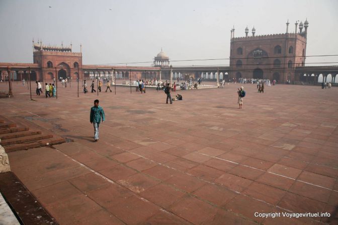Delhi Jama Masjid Mosquee Rouge - India