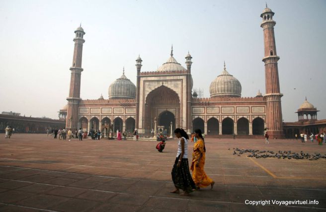 Delhi Jama Masjid Mosquee Rouge - India