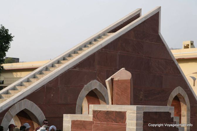 Jaipur Jantar Mantar Observatoire Petit Samrat Yantra - India