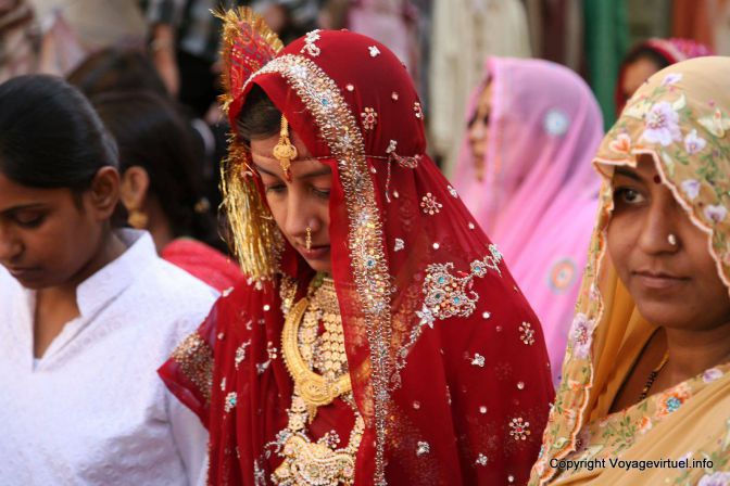 Jaisalmer Citadelle Mariage La Mariee - India
