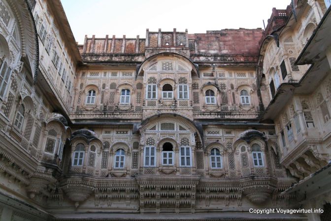 Jodhpur Mehrangarh Forteresse Zanani Deodi - India