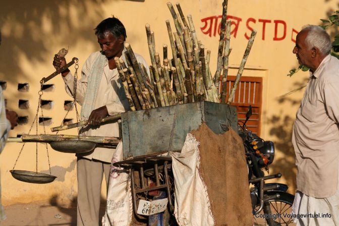 Route Delhi A Singhara Pesee Canne A Sucre - India