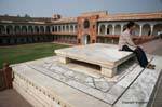 Agra Fort Rouge diwan i khas place du trone.
