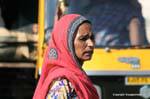 Jaisalmer visage feminin.