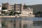 Udaipur ambrai restaurant view.