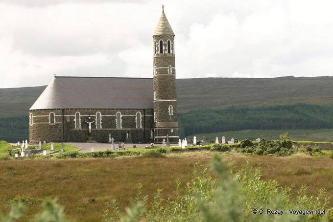 Torre cilíndrica Iglesia, Donegal - Irlanda