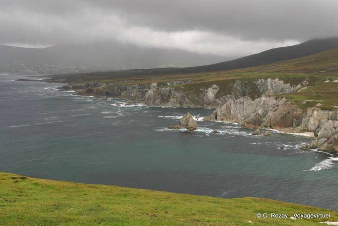 Paisaje, costa Ashleam Bay, Isla de Achill - Irlanda