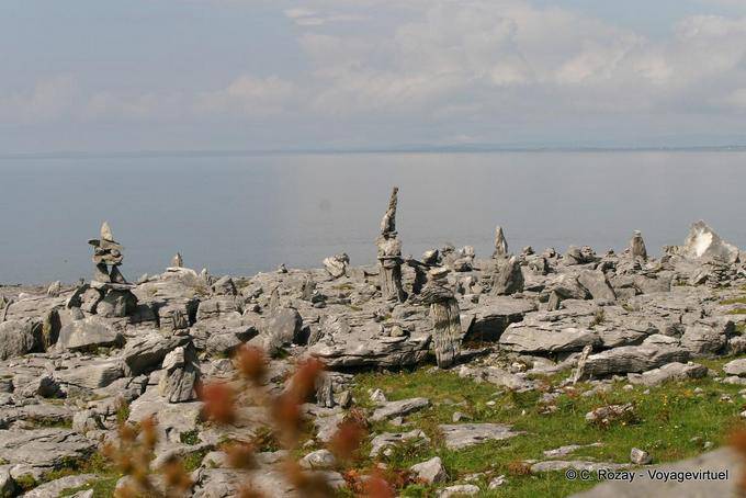 El Parque Nacional de Burren, karst y la bahía de Galway - Irlanda