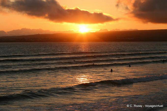 Puesta de sol, Lahinch - Irlanda