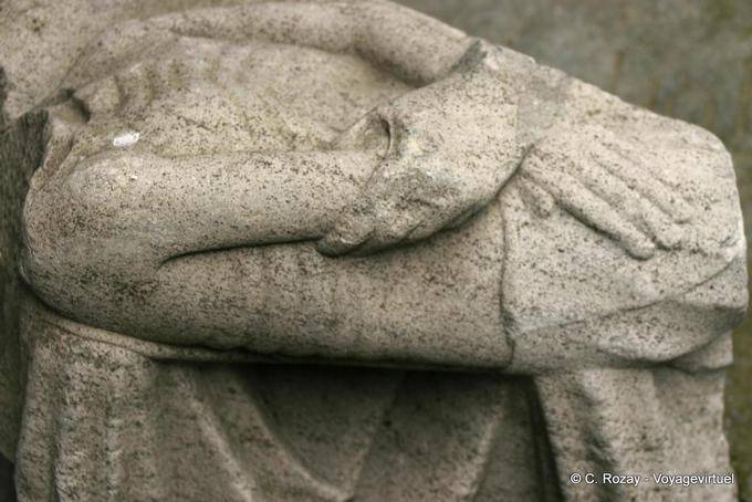 Detalle de la tumba de MacMahon, 1470, la Abadía de Ennis - Irlanda