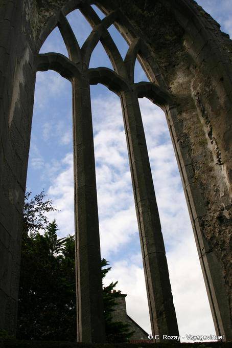 Impresionante arquitectura del Couvent des Cordeliers (Convento Franciscano), la Abadía de Ennis - Irlanda