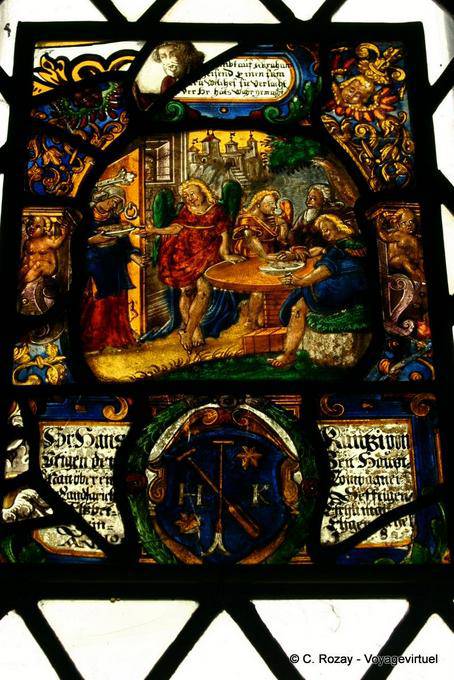 Vidriera, el Castillo de Bunratty - Irlanda