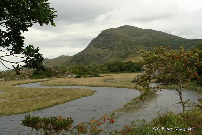 El río nace en el Lago Superior, el Parque Nacional de Killarney - Irlanda