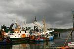 Barcos de pesca en el puerto de Killybegs, Donegal, Irlanda.
