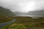 Doo Lough desde la R335 entre Louisburgh y Leenaum, Irlanda.