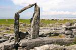Dolmen portal Burren, Irlanda.