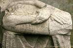 Detalle de la tumba de MacMahon, 1470, la Abadía de Ennis, Irlanda.