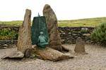 Monumento Brandon Creek (Cuas años Bhodaigh), Dingle, Irlanda.
