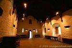 Habitación grande dentro del castillo, el castillo de Cahir, Irlanda.