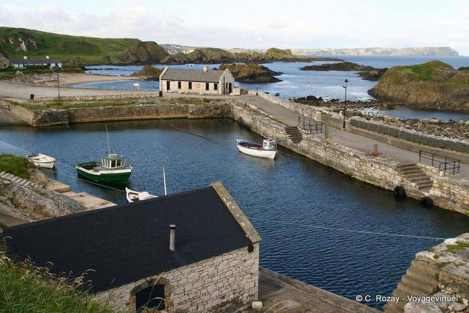 Ballinton Harbour, costa de Antrim - Irlanda del Norte
