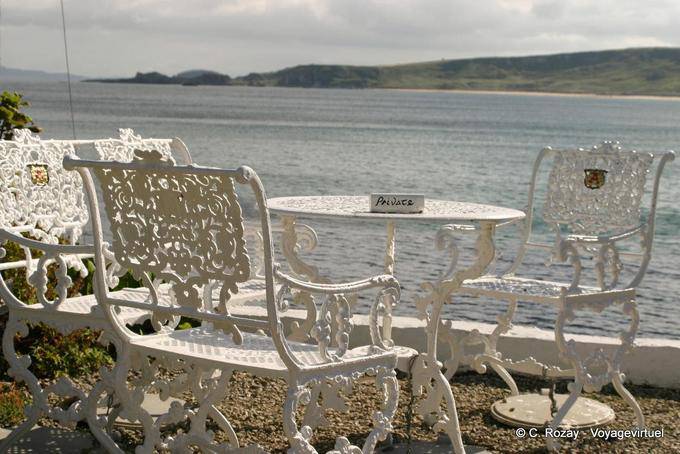 Terraza privada a Port Braddan, White Park Bay - Irlanda del Norte