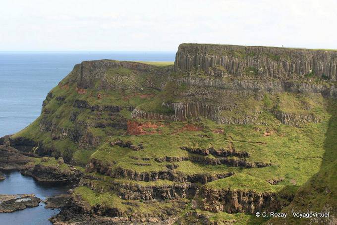 Sinfónica de la pila de basalto fluye, Calzada de los Gigantes - Irlanda del Norte